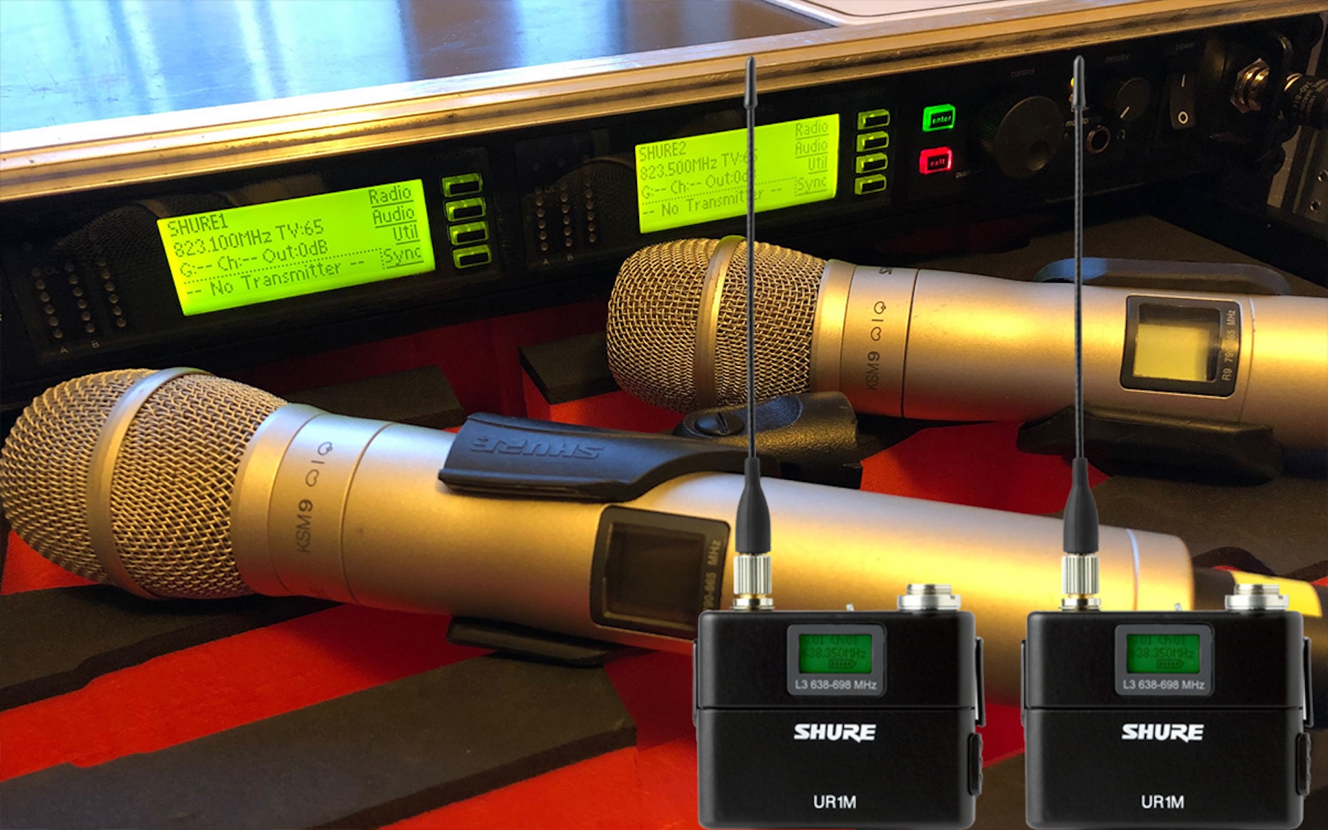 SHURE UR4D - Wireless System SHURE UR4D - Wireless System